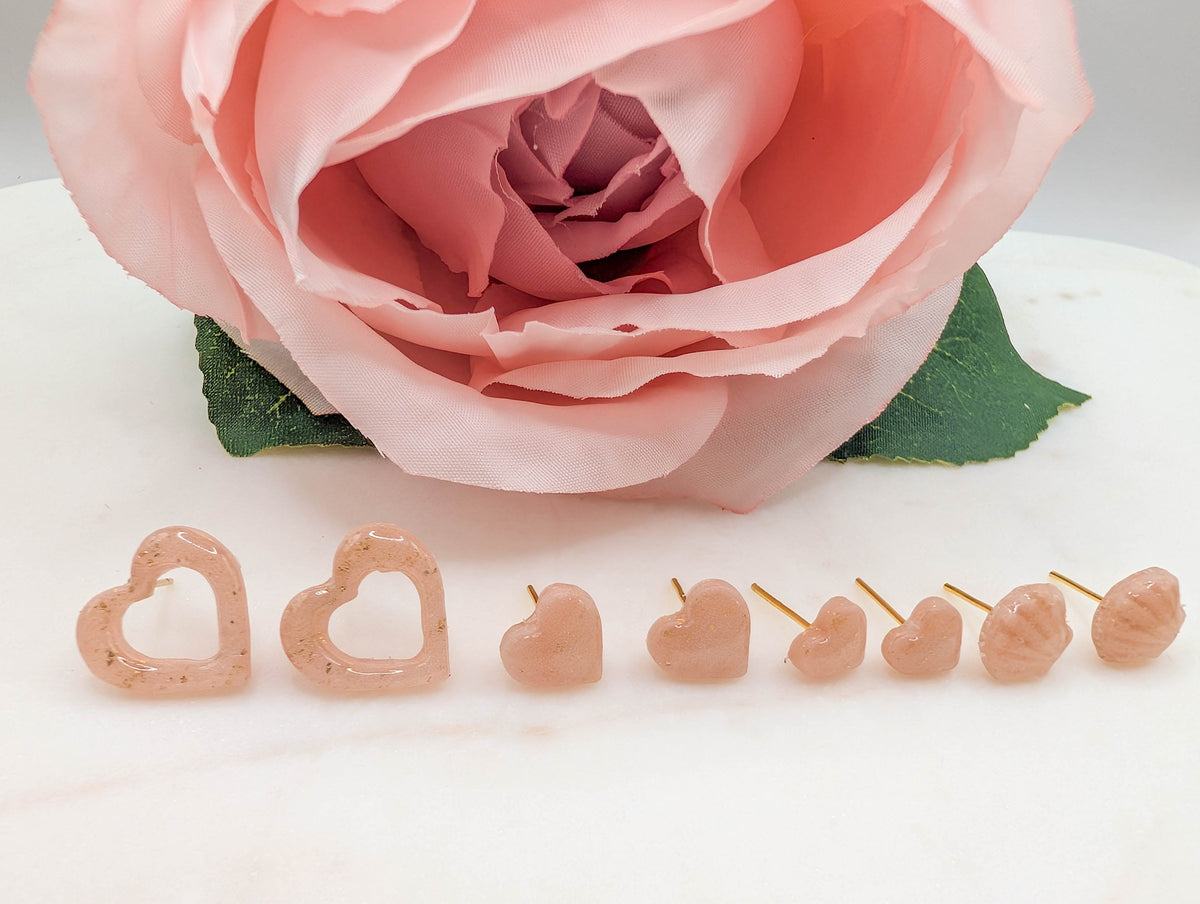 Rose Gold Stud Earrings