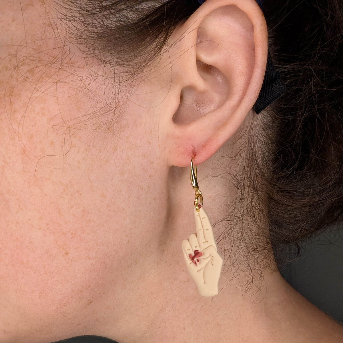 As Above, So Below Hand Earrings – Witchy Jewelry