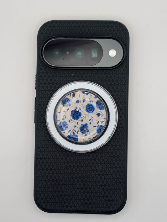 Romantic Blue Rose Magsafe Phone Grip