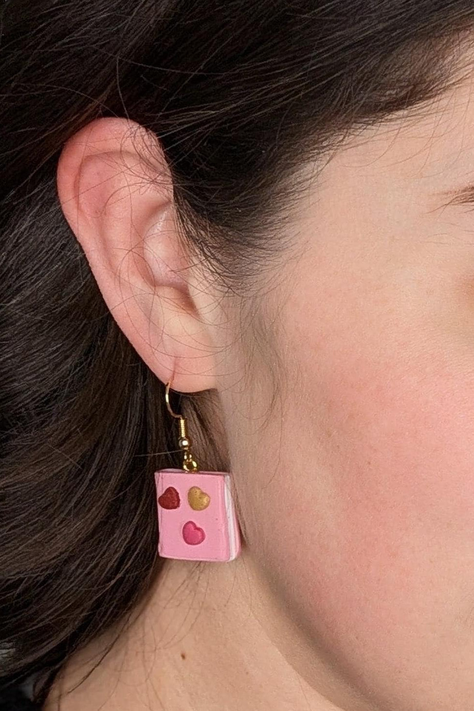 Valentine Book Earrings