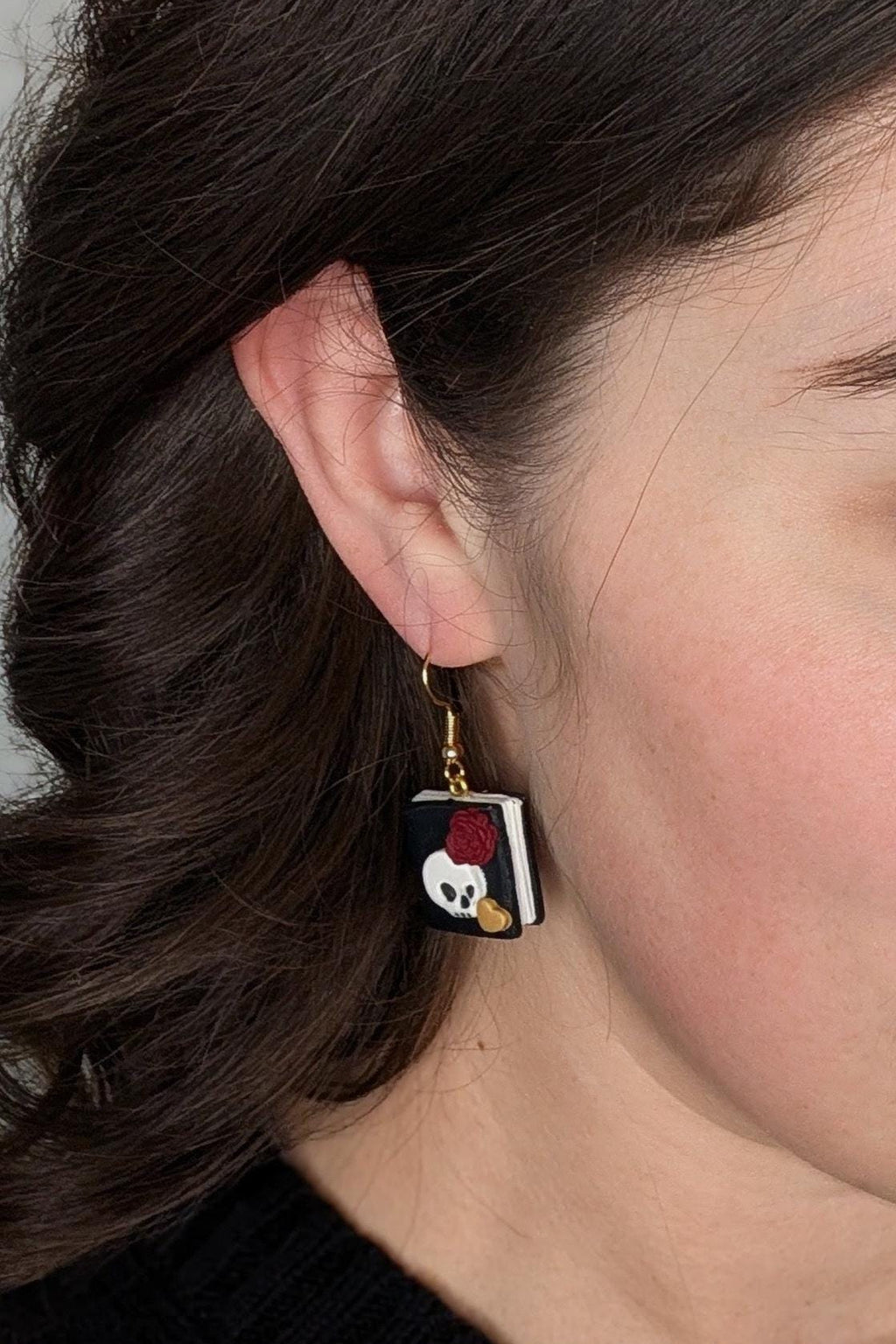 Dark Romance Book Earrings