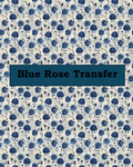 Blue Rose Polymer Clay Transfer Paper
