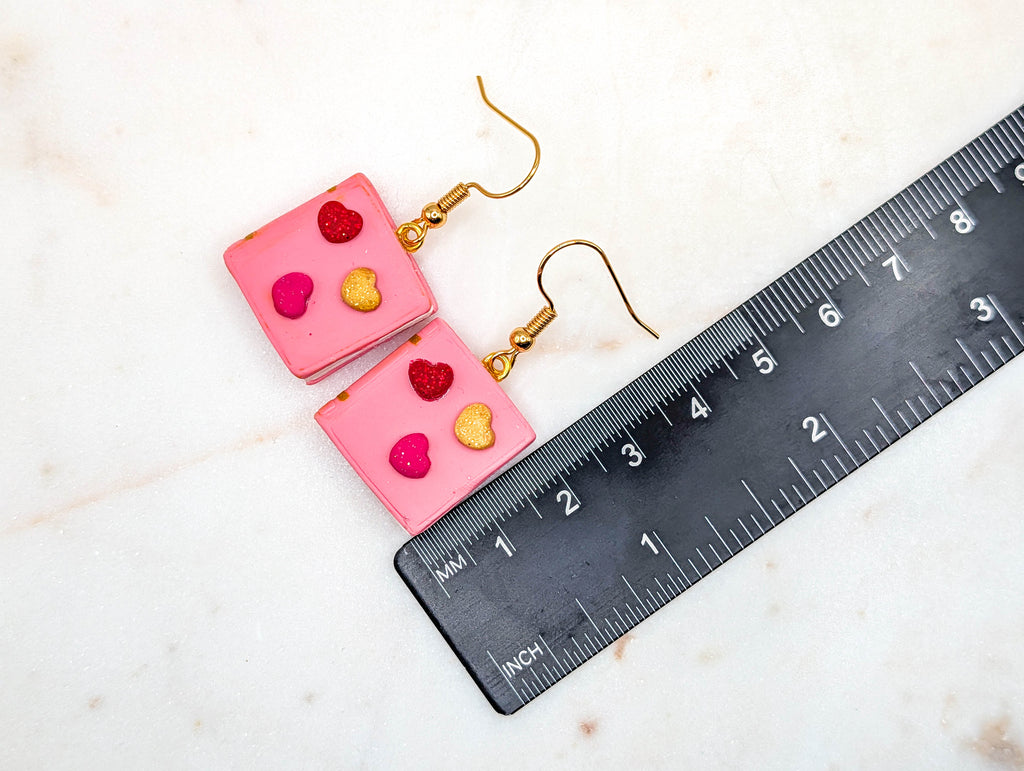 Valentine Book Earrings