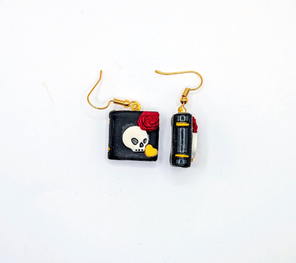 Dark Romance Book Earrings