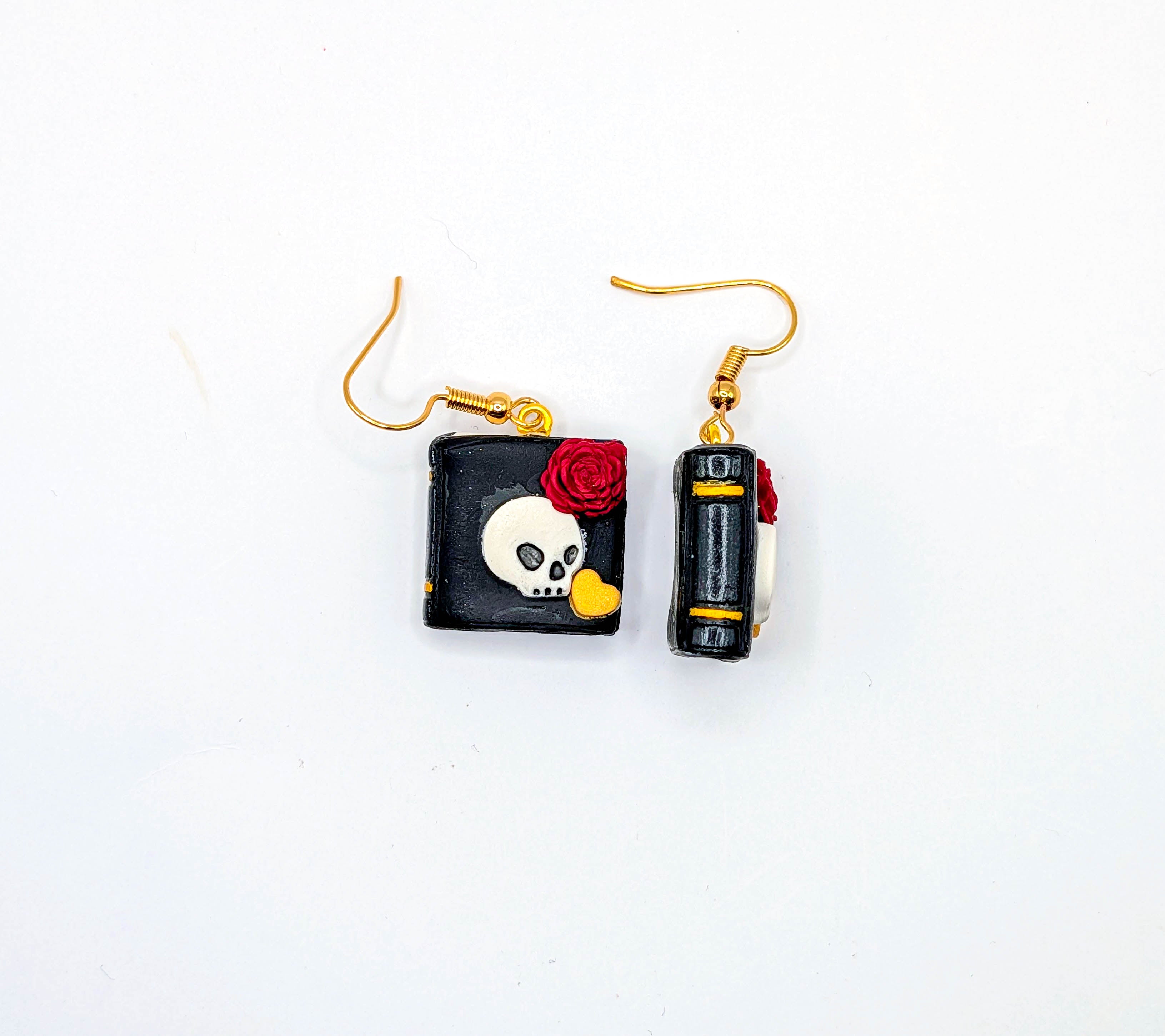 Dark Romance Book Earrings