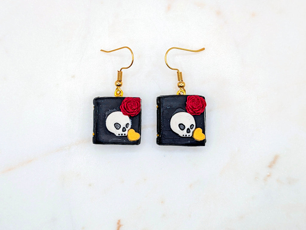 Dark Romance Book Earrings