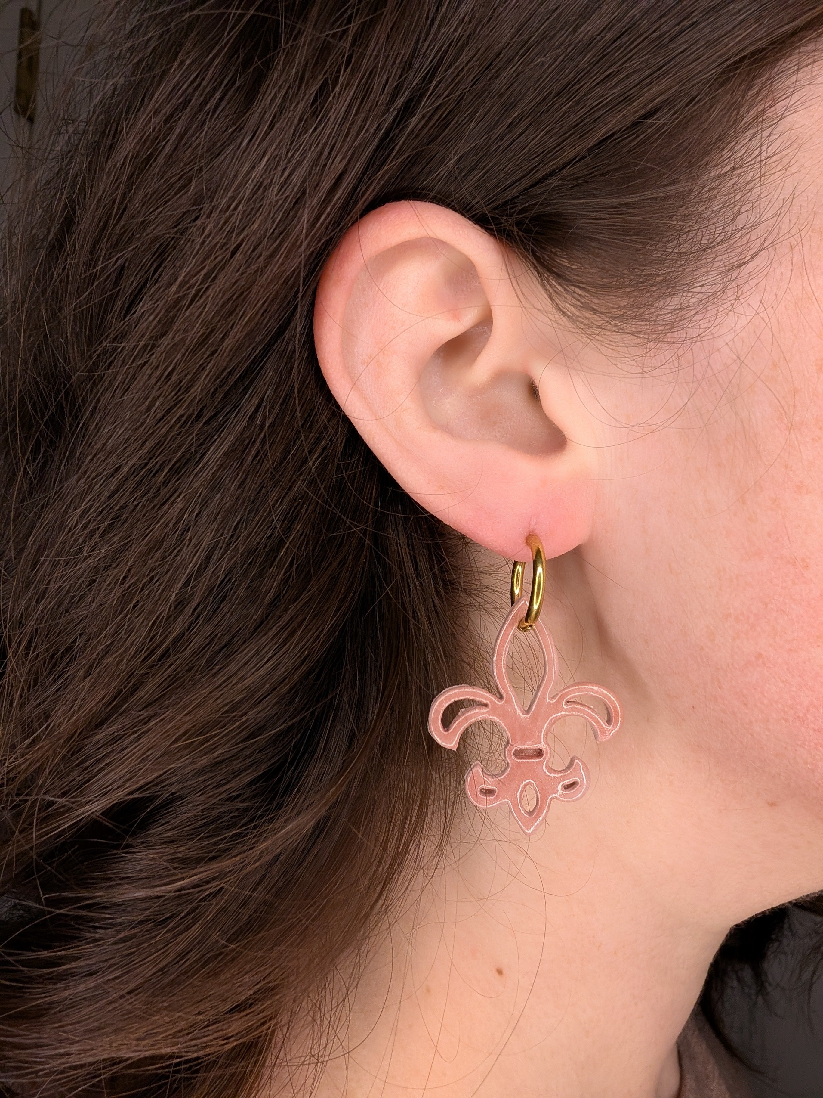 Fleur De Lis Interchangable Earrings
