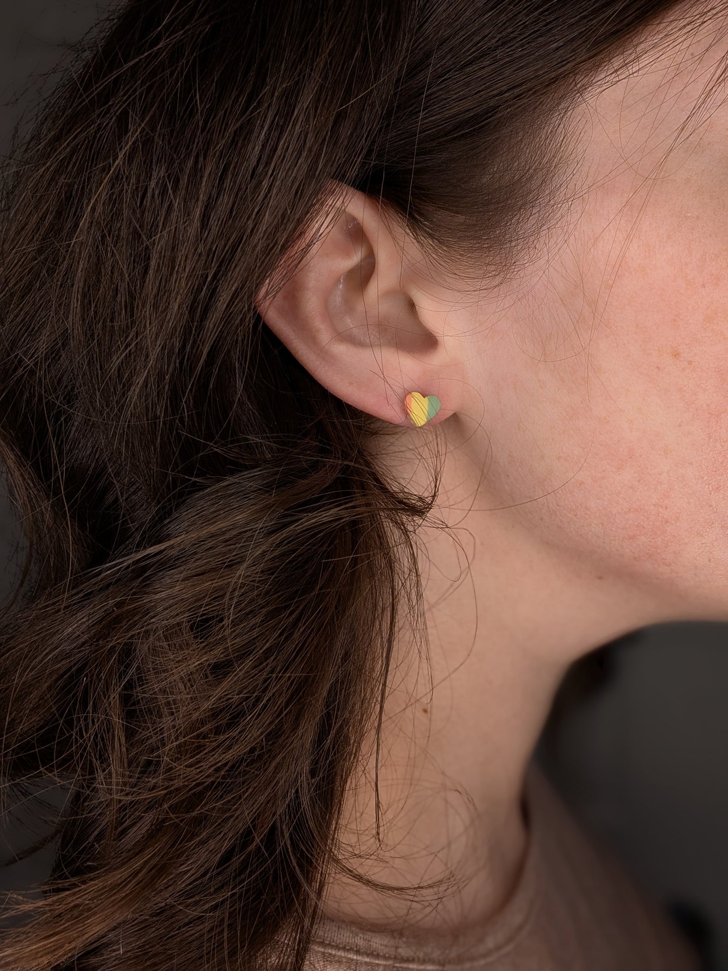 Rainbow Stud Earrings