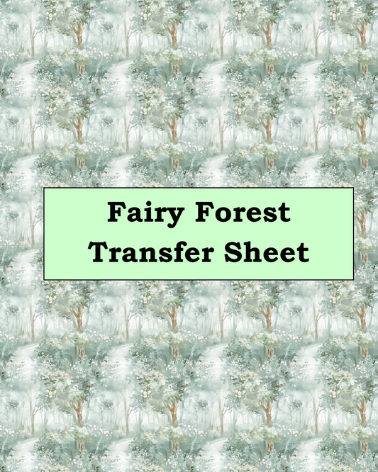 Fairy Forest Polymer Clay Transfer Sheet