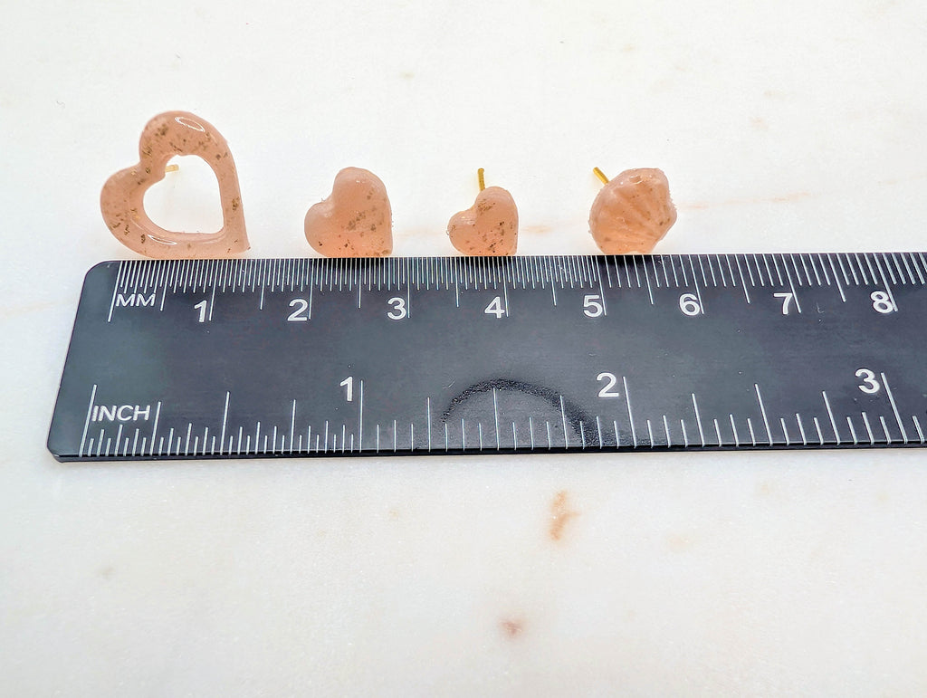 Rose Gold Stud Earrings