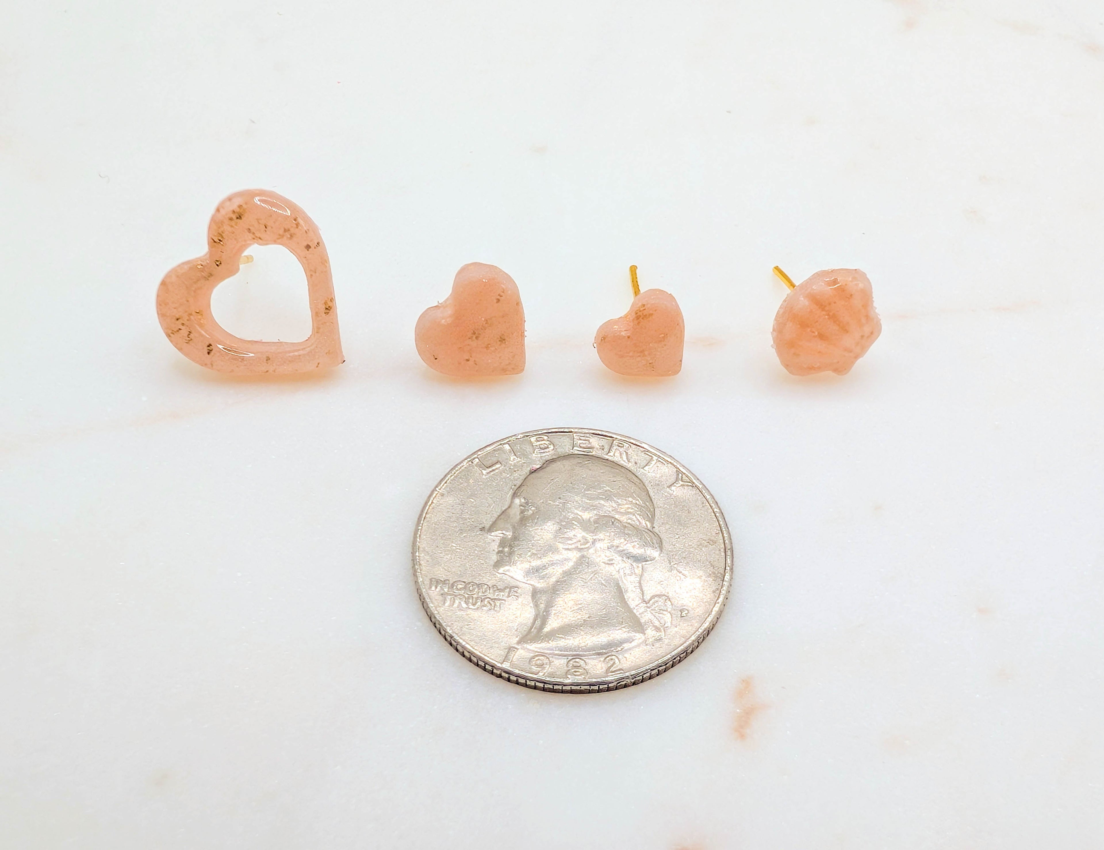 Rose Gold Stud Earrings