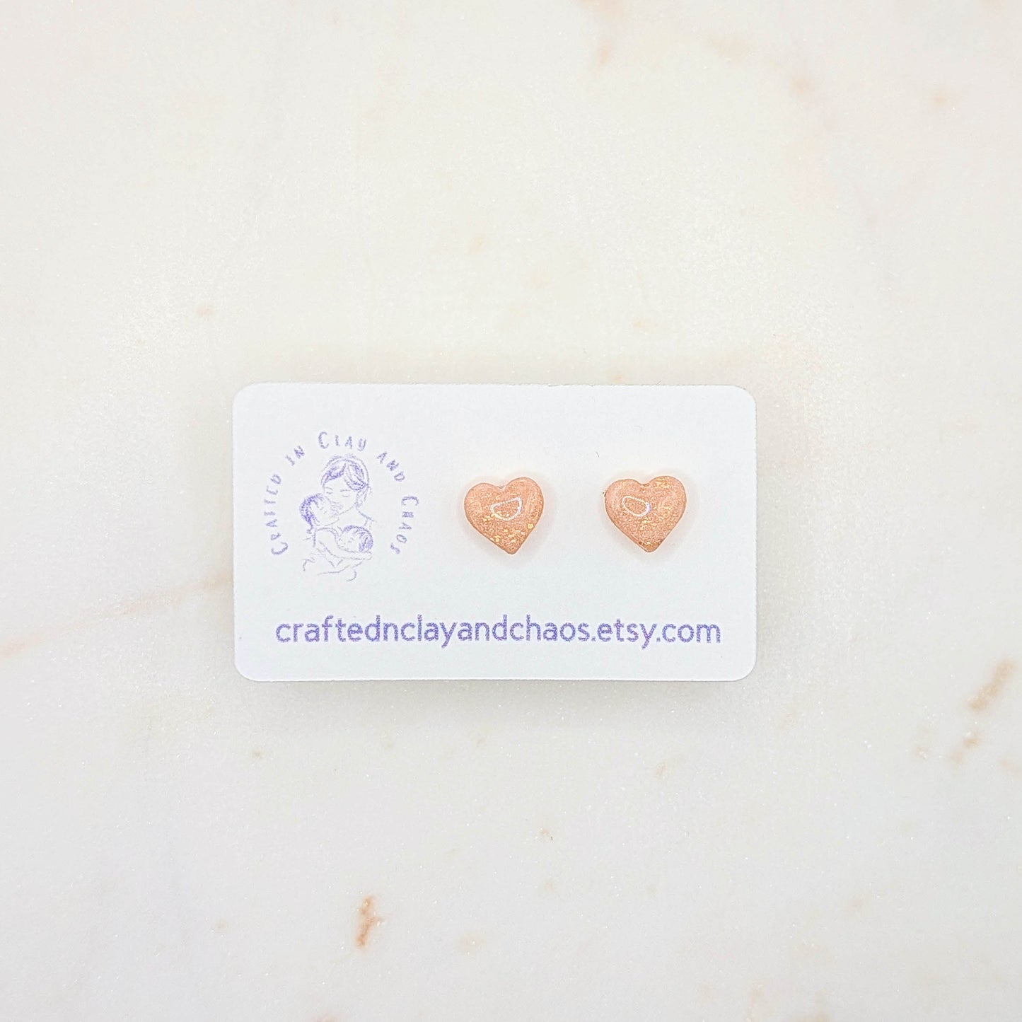 Rose Gold Stud Earrings