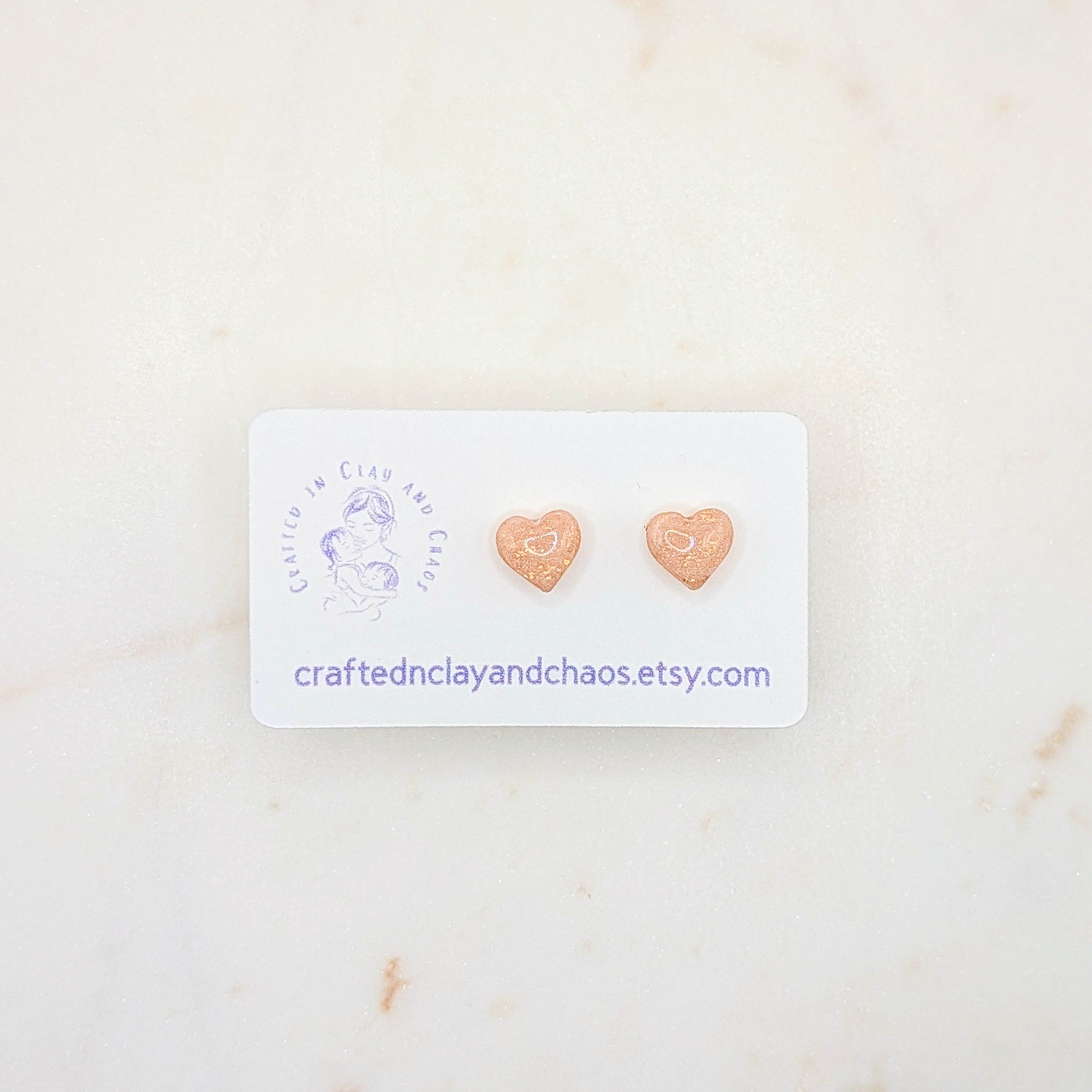 Rose Gold Stud Earrings