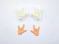 ASL I Love You Polymer Clay Stamp, Jewelry Scale Tool for Clay Earrings and Charms