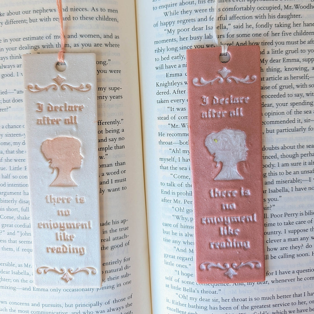 Handmade Jane Austen Quote Bookmark
