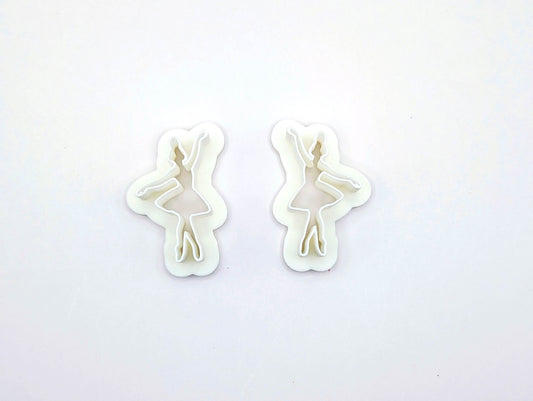 Polymer Clay Delicate Ballet Earring Cutter