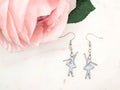 Minimalist Ballet Dancer Earrings
