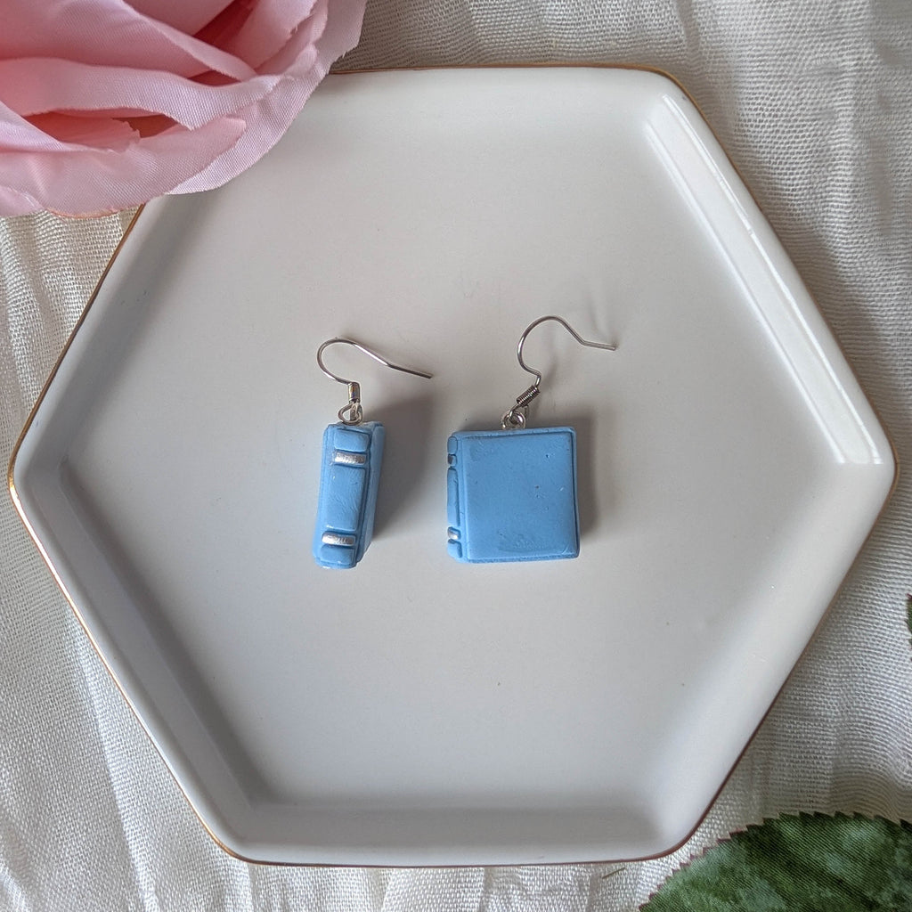 Minimalist Book Earrings