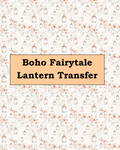 Boho Fairytale Lantern Polymer Clay Transfer Paper