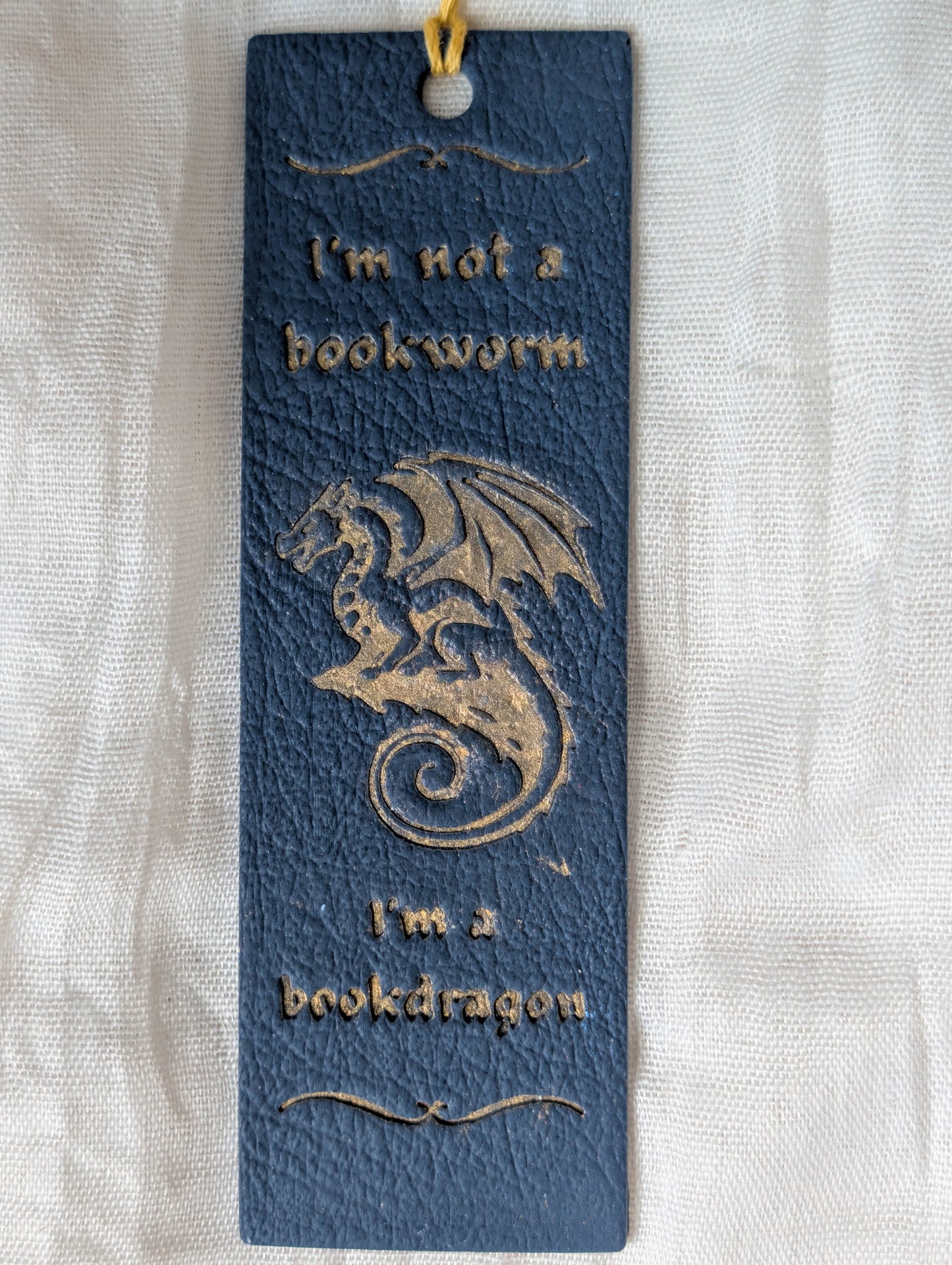 Handmade Dragon Bookmark for Fantasy Reader Gift