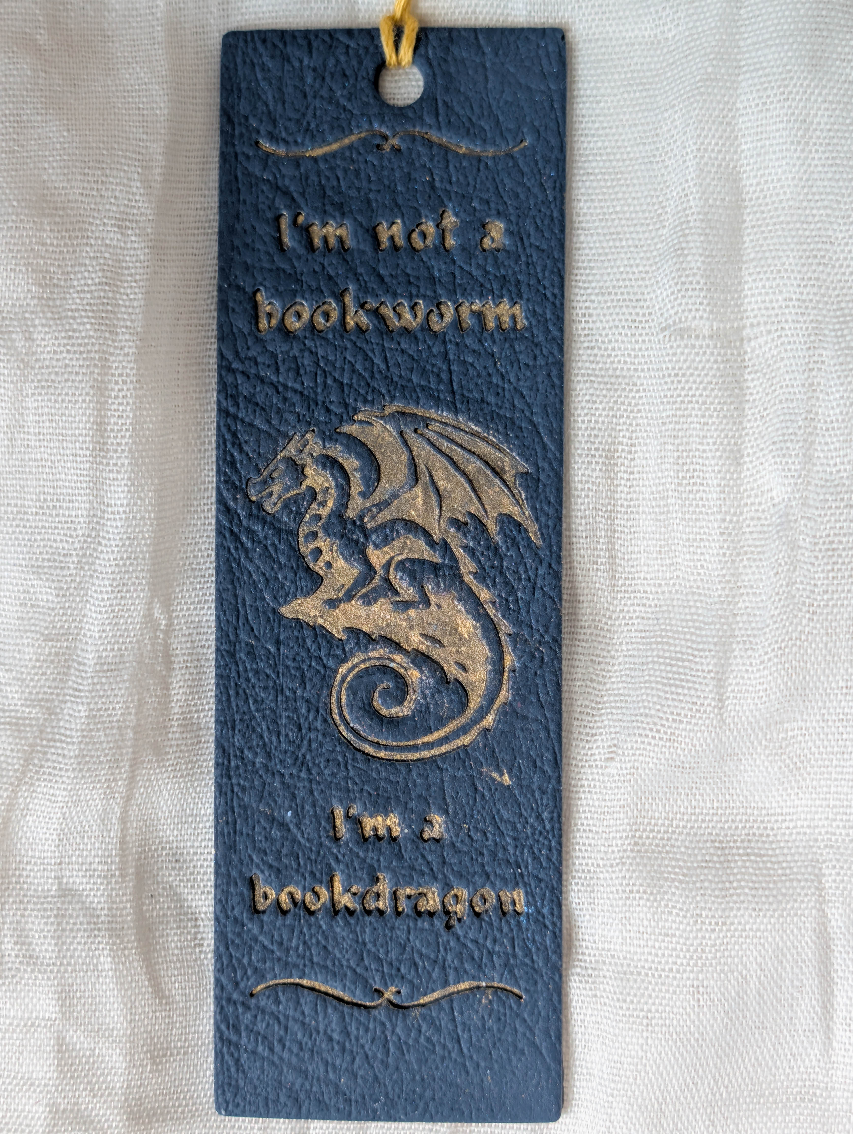 Handmade Dragon Bookmark for Fantasy Reader Gift