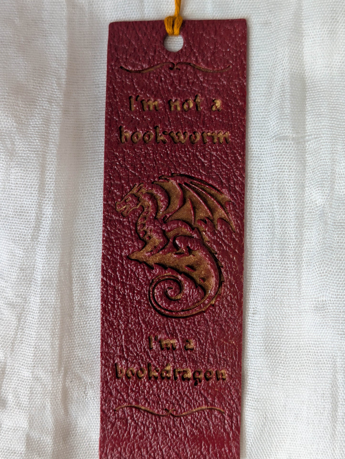 Handmade Dragon Bookmark for Fantasy Reader Gift