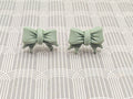 Cottagecore Polymer Clay Bow Stud Earrings