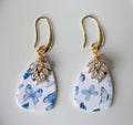 Whimsical Blue Butterfly Earrings