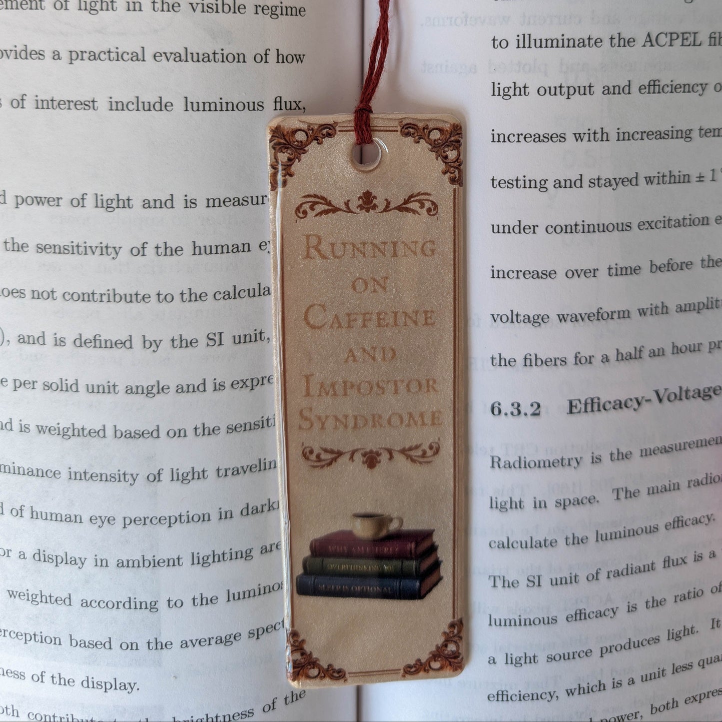 Handmade Bookmark for Ph.D Students and Women in STEM gift