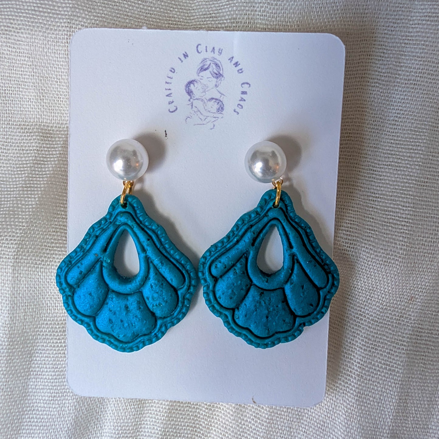 Cape Cod Sand Shell Earrings, Handmade Beach Jewelry for Summer Work Outfit or Wedding Guest
