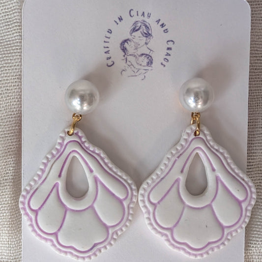 Cape Cod Beach Clay Earrings for Summer Vacation and Coastal Office wear
