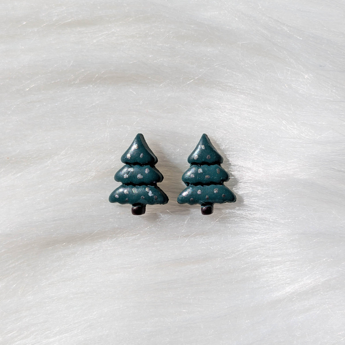 Christmas Tree Stud Earrings – Mini Holiday Trees