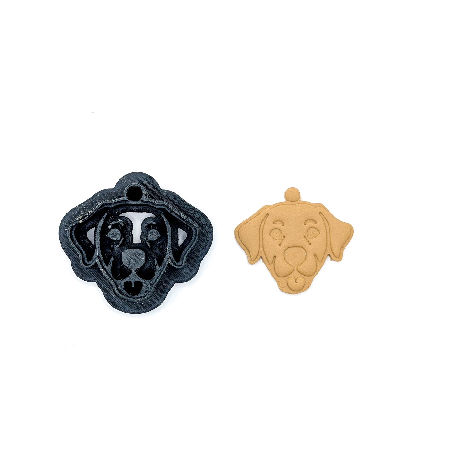 Labrador Clay Cutter, Symmetrical Lab Earring Tool with Optional Built-In Loop