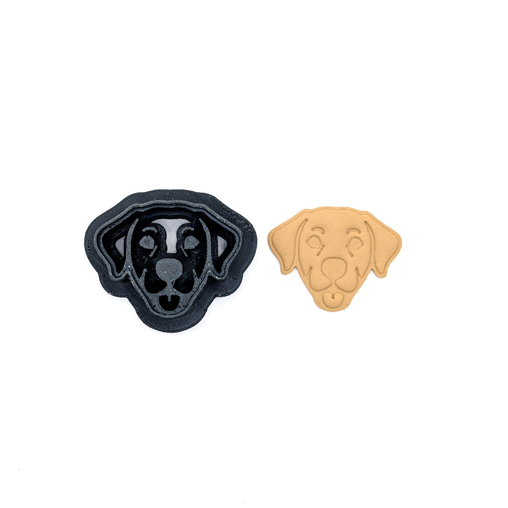 Labrador Clay Cutter, Symmetrical Lab Earring Tool with Optional Built-In Loop