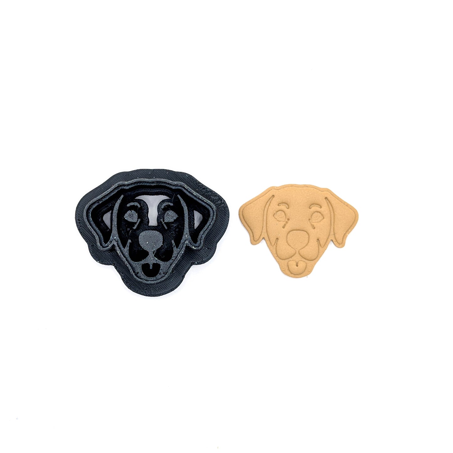 Labrador Clay Cutter, Symmetrical Lab Earring Tool with Optional Built-In Loop