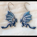 Fantasy Dragon Earrings for Renaissance Faire Style