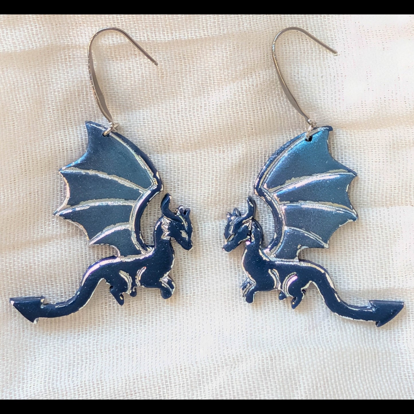 Fantasy Dragon Earrings for Renaissance Faire Style