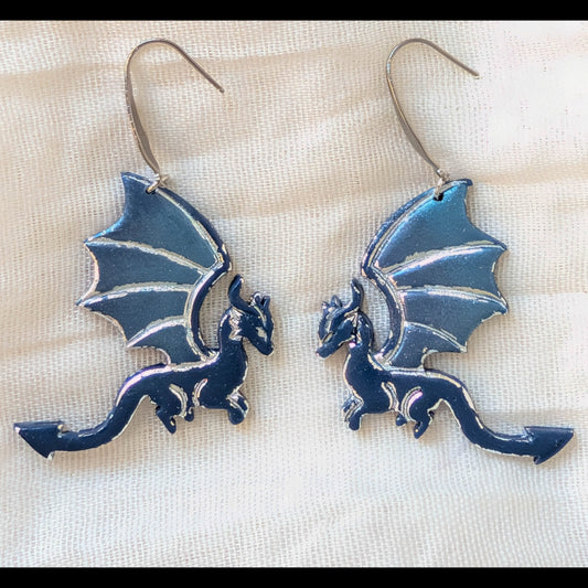 Fantasy Dragon Earrings for Renaissance Faire Style