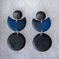 Dark Celestial Moon Earrings