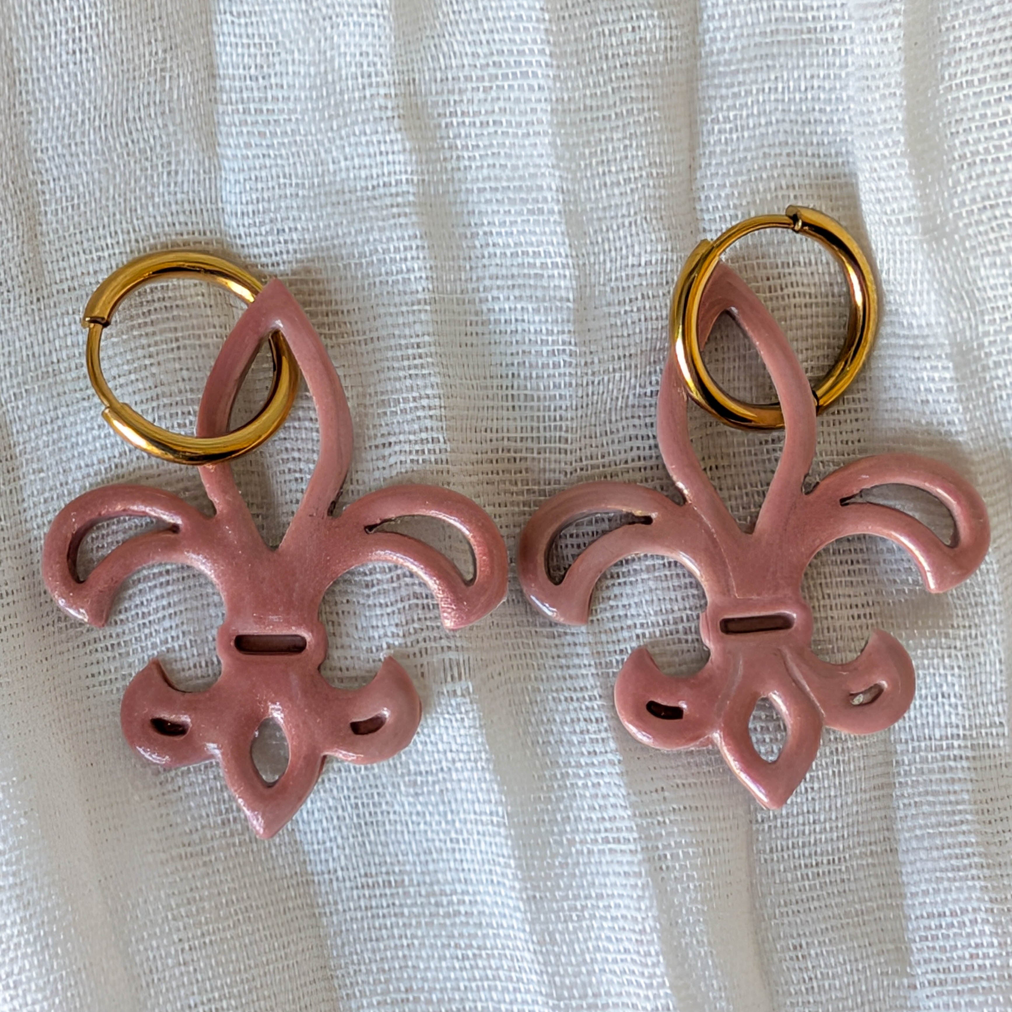 Fleur De Lis Interchangable Earrings
