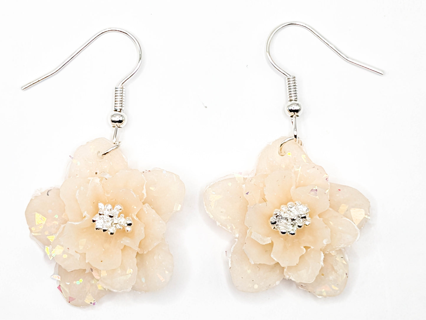 Polymer Clay Floral Statement Earrings