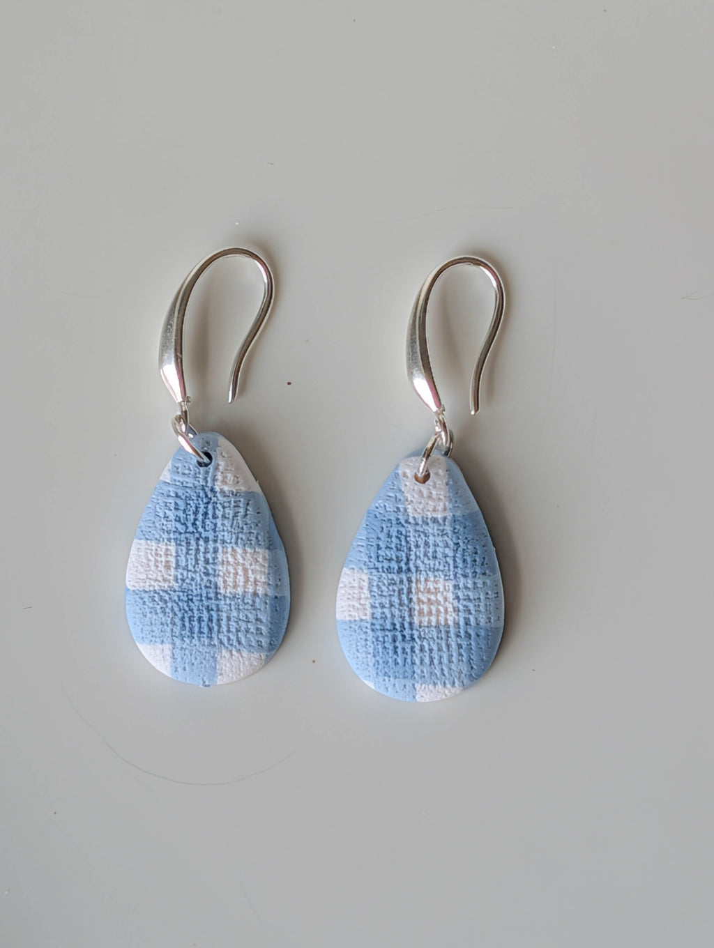 Gingham Drop Earrings