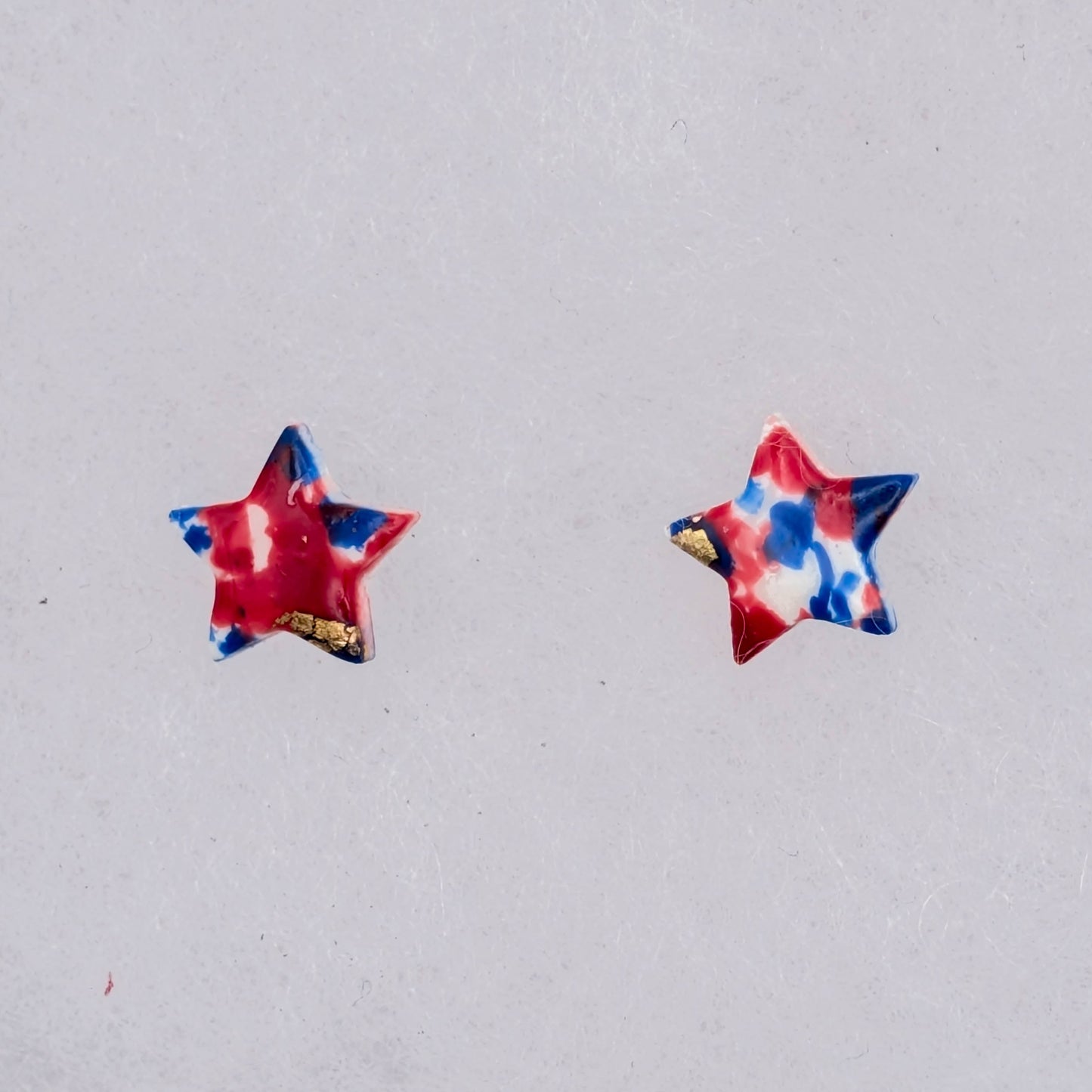 Patriotic Star Stud Earring, Mini Fourth of July Jewelry