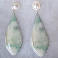 Mystical Forest Polymer Clay Earrings: Fairycore Ren Faire Jewelry