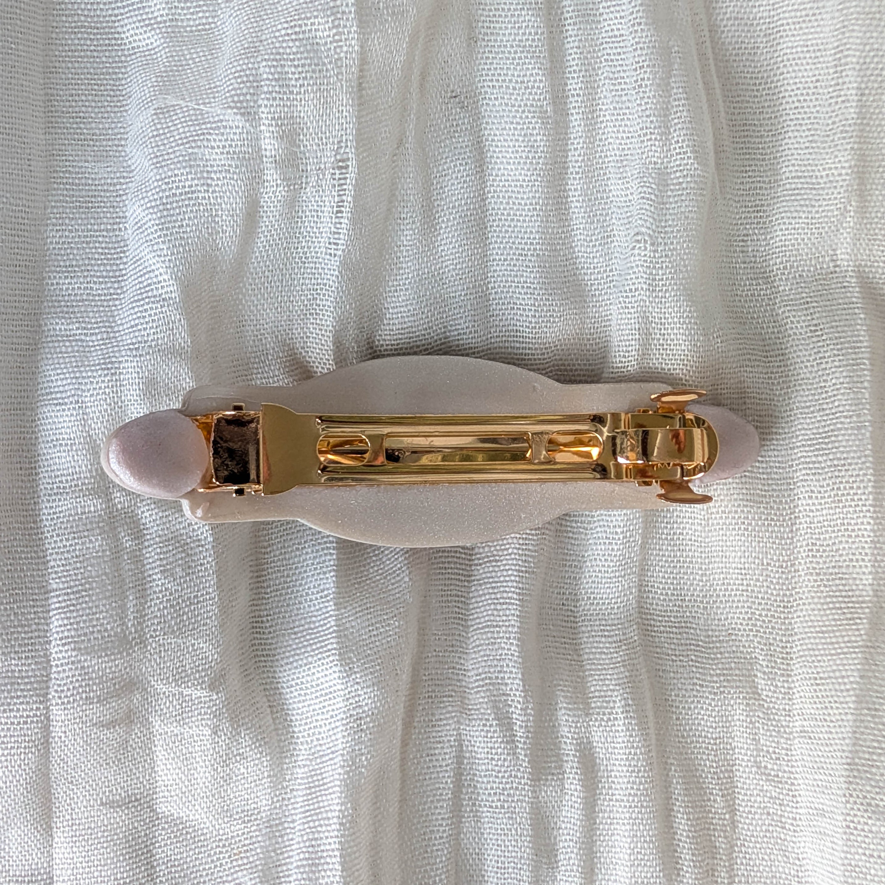 Romantic Handcrafted Rose French Barrette