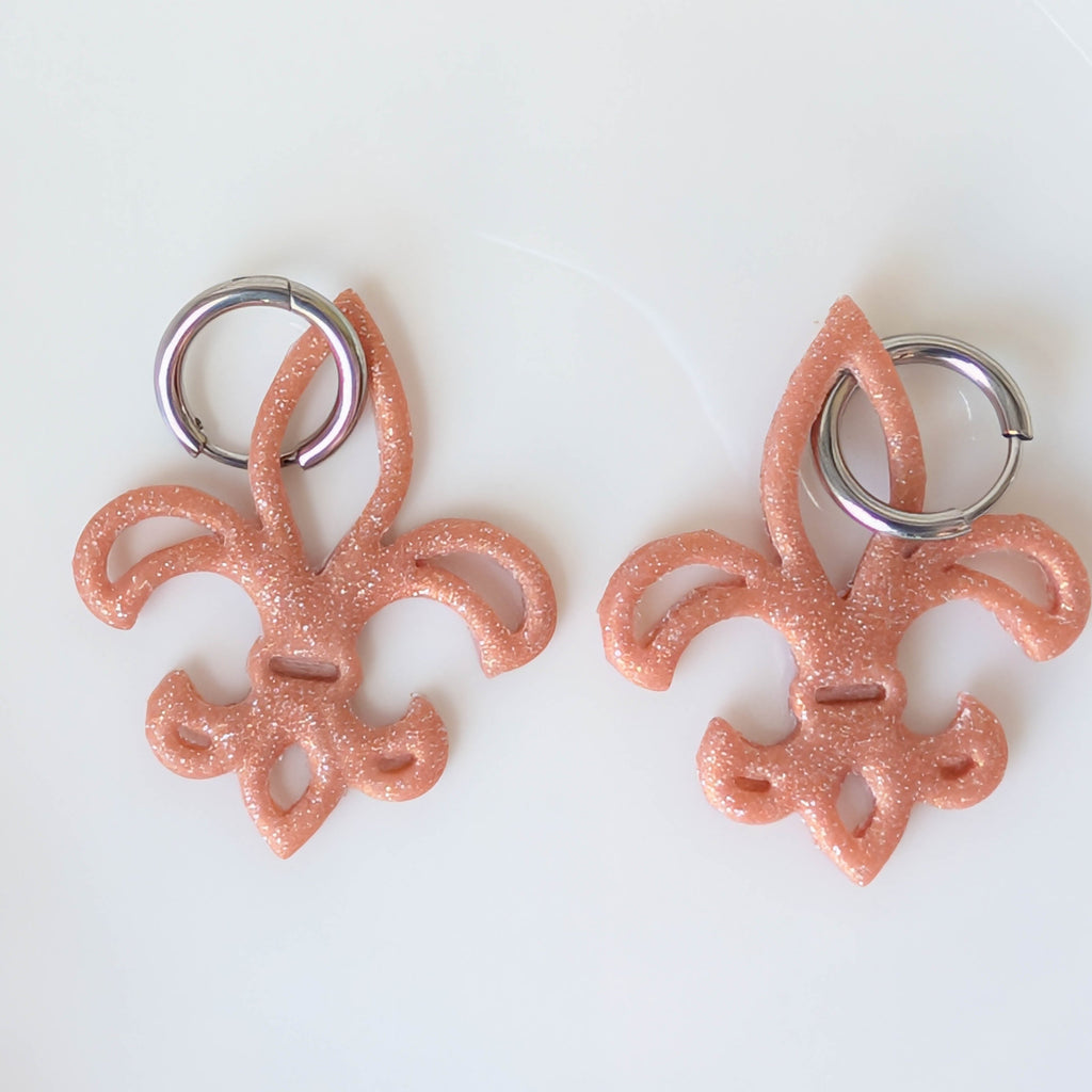 Fleur De Lis Interchangable Earrings