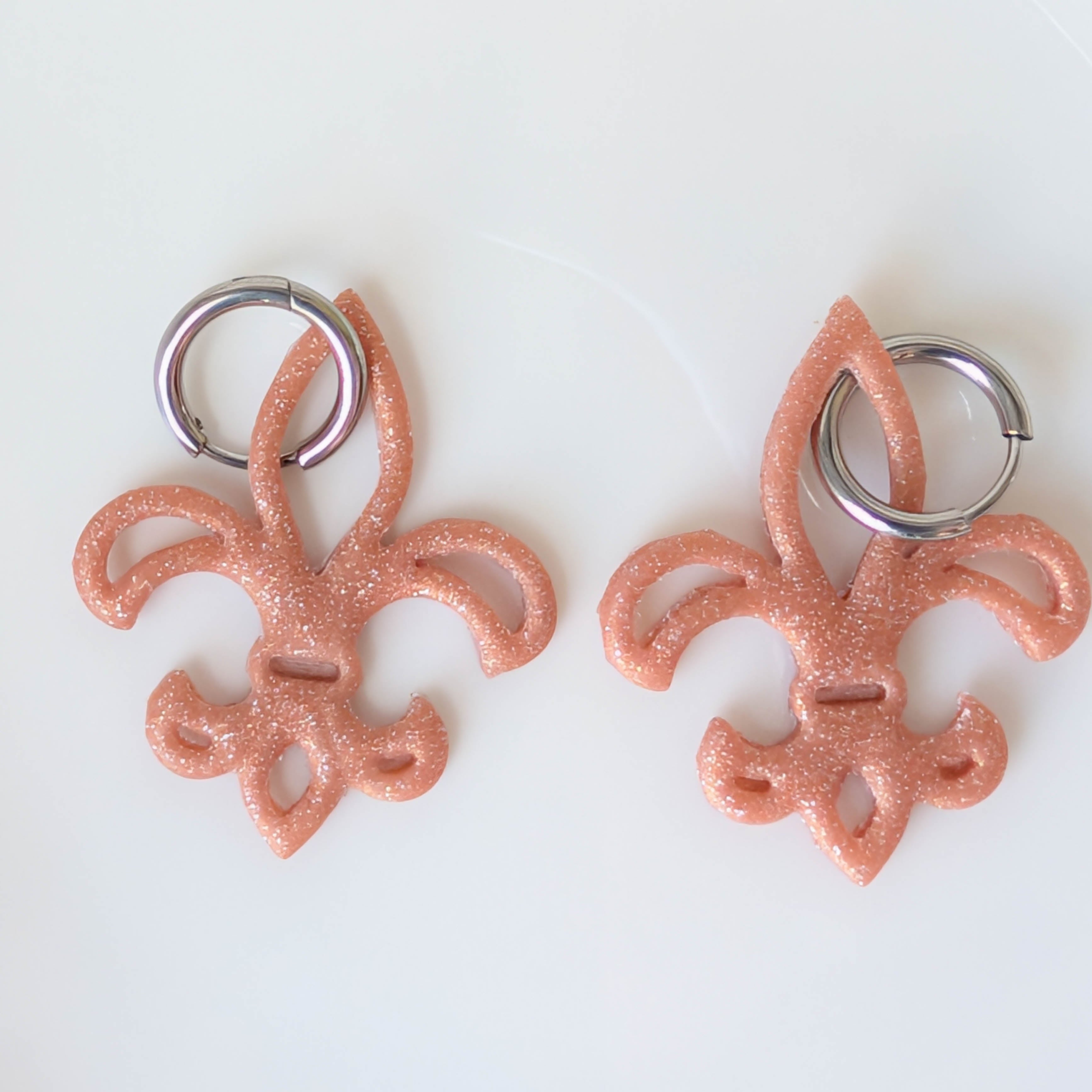Fleur De Lis Interchangable Earrings