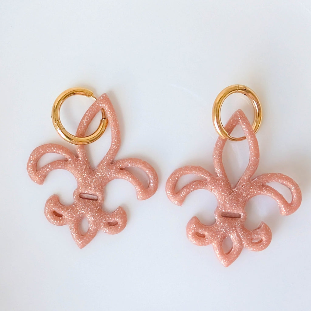 Fleur De Lis Interchangable Earrings