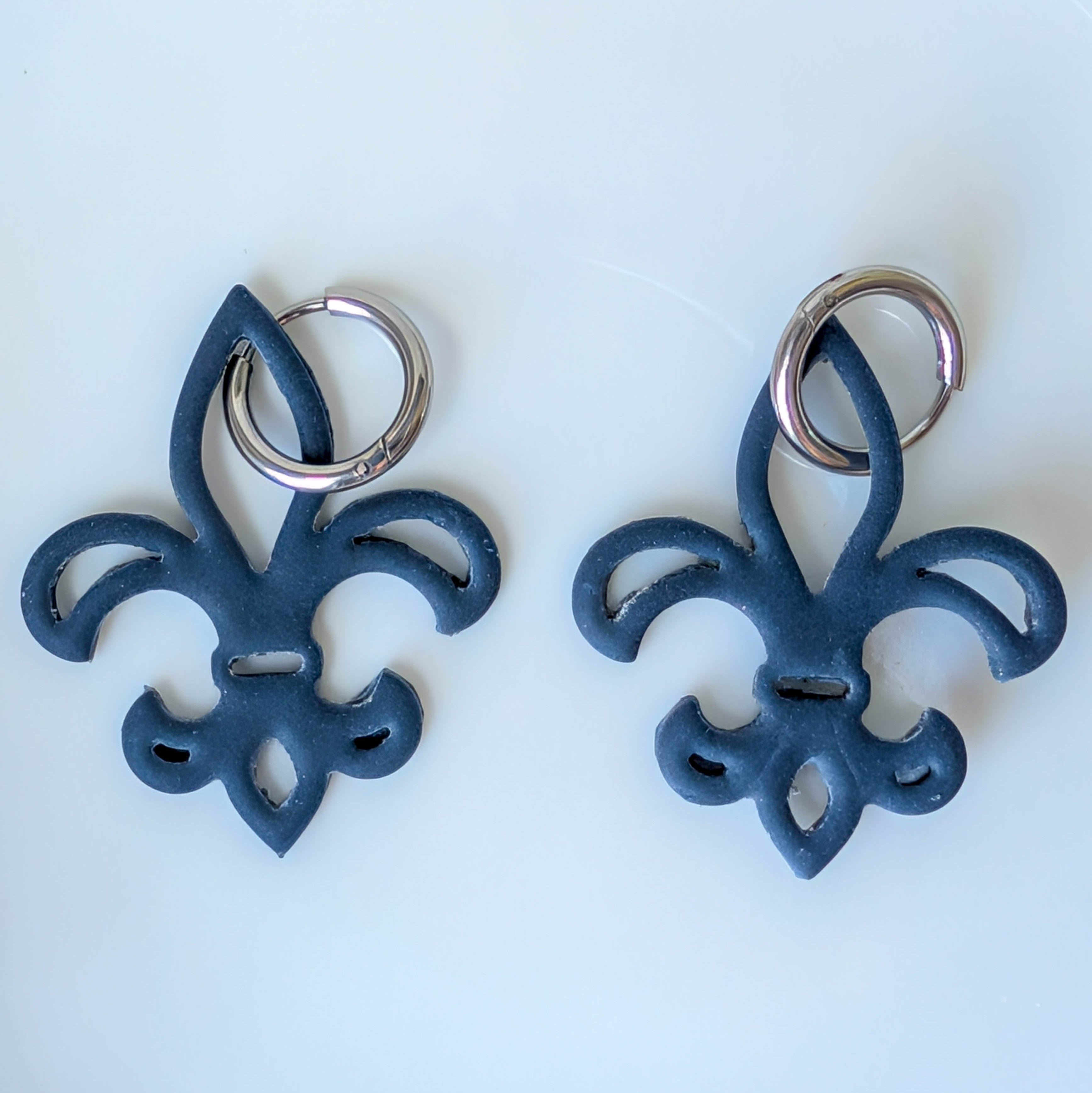 Fleur De Lis Interchangable Earrings