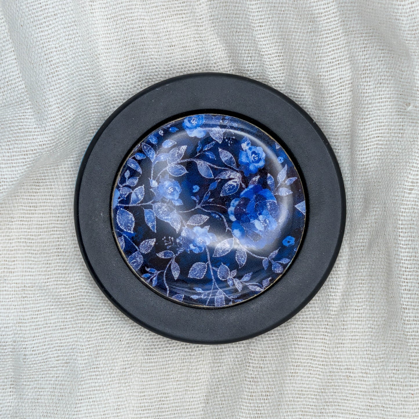 Dark Blue Rose Magsafe Phone Grip for Dark Romance Aesthetic
